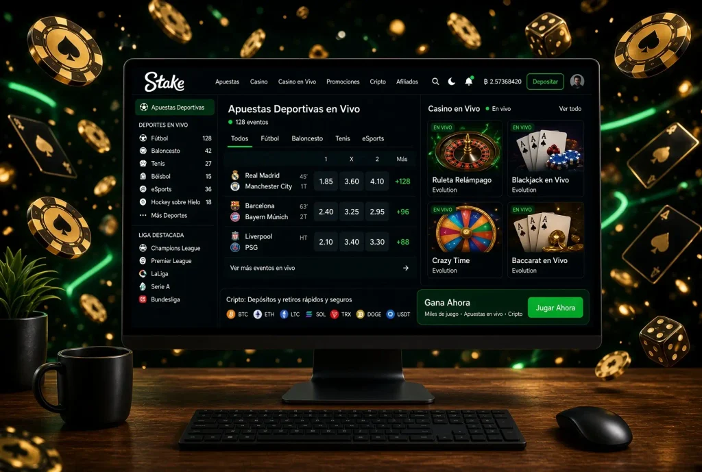 Jugar a MyStake en la computadora
